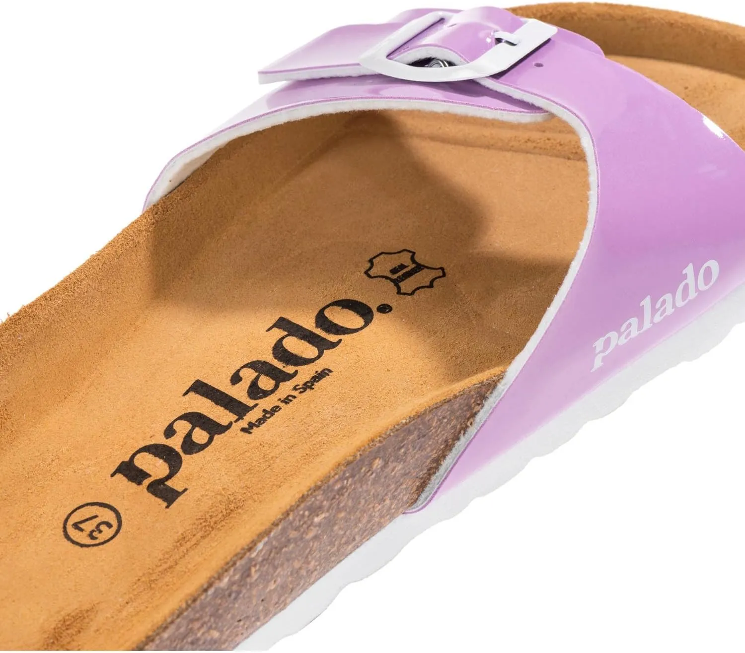 Samos Women's Mules - Shoes with Adjustable Straps - Outdoor & Slippers with Sole Made of Finest Suede - Sandals with Natural Cork Footbed