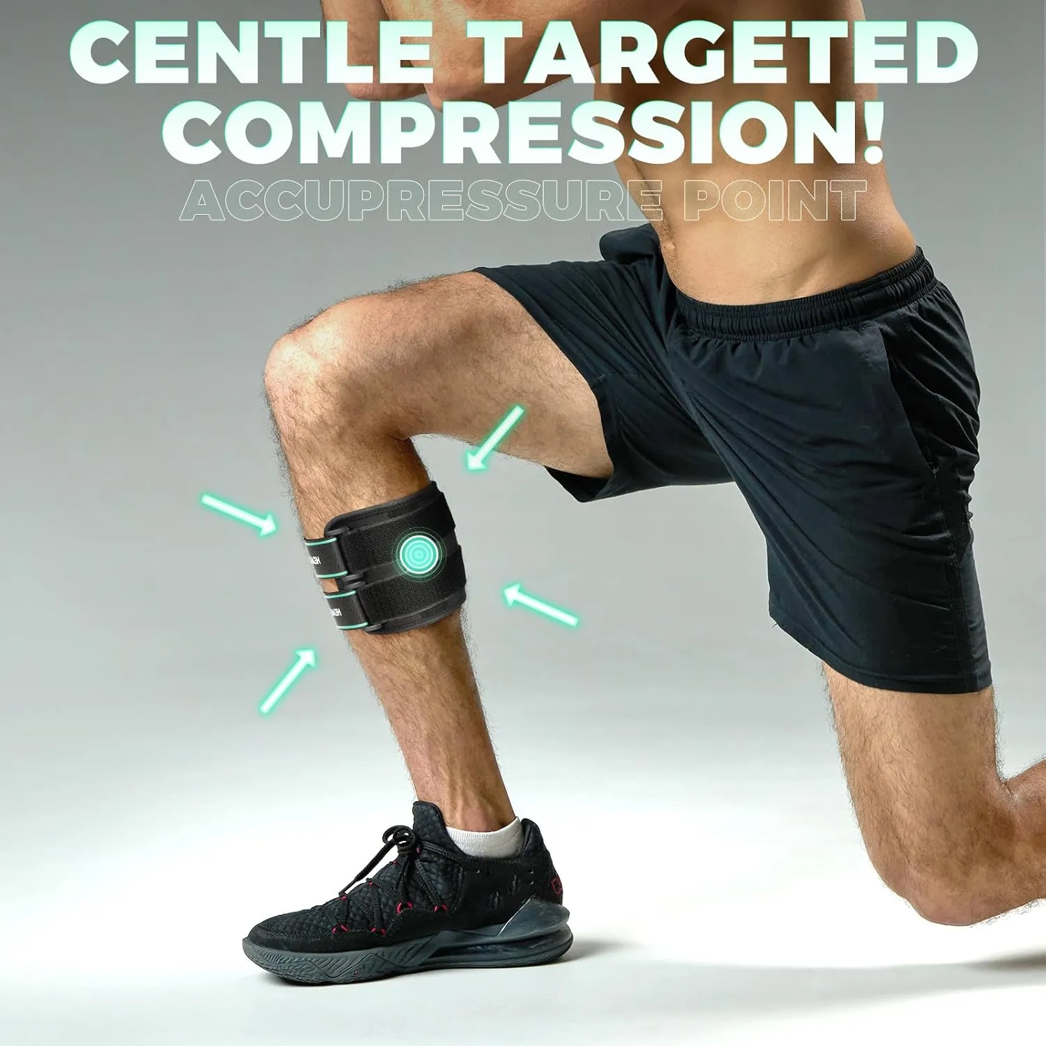 Sciatica Pain Relief Devices, Sciatic Ease Nerve Knee Brace with Pressure Pads Targeted Compression for Sciatic Pain, Lower Back, Hip, Calf Brace for Sciatica Nerve