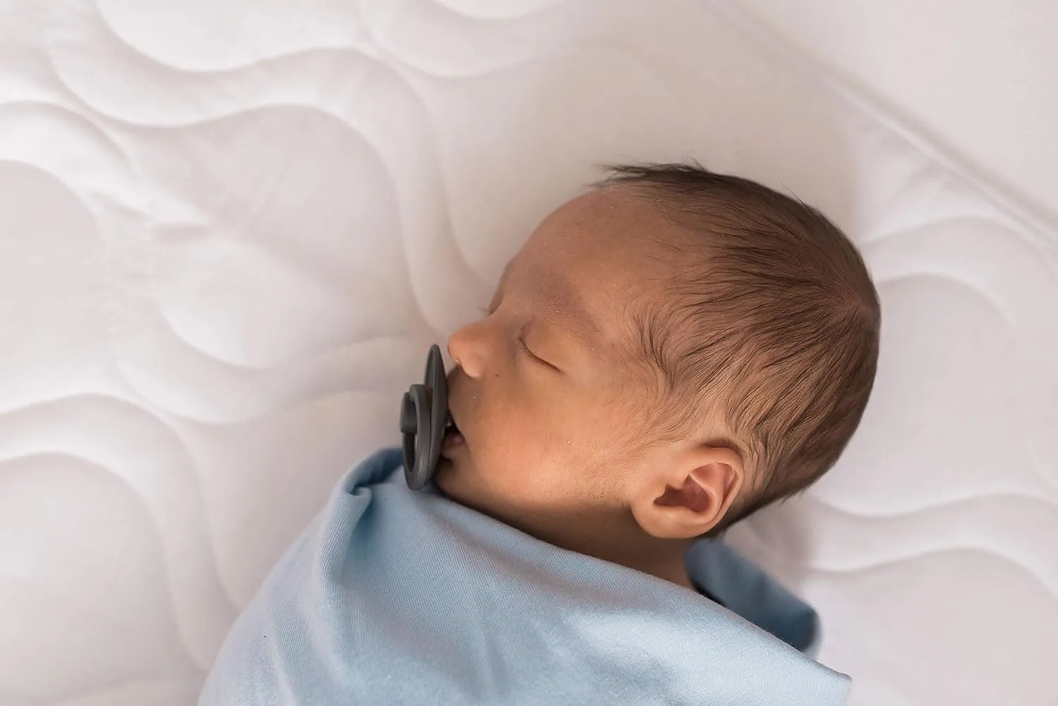 SheetWorld Crib Bib Sheet Saver - 13x27 Inches, Soft Cotton Material, 4 Secure Corner Ties - Essential Baby Bedding for Easy Clean-Up and Comfort - Proudly Made in The USA