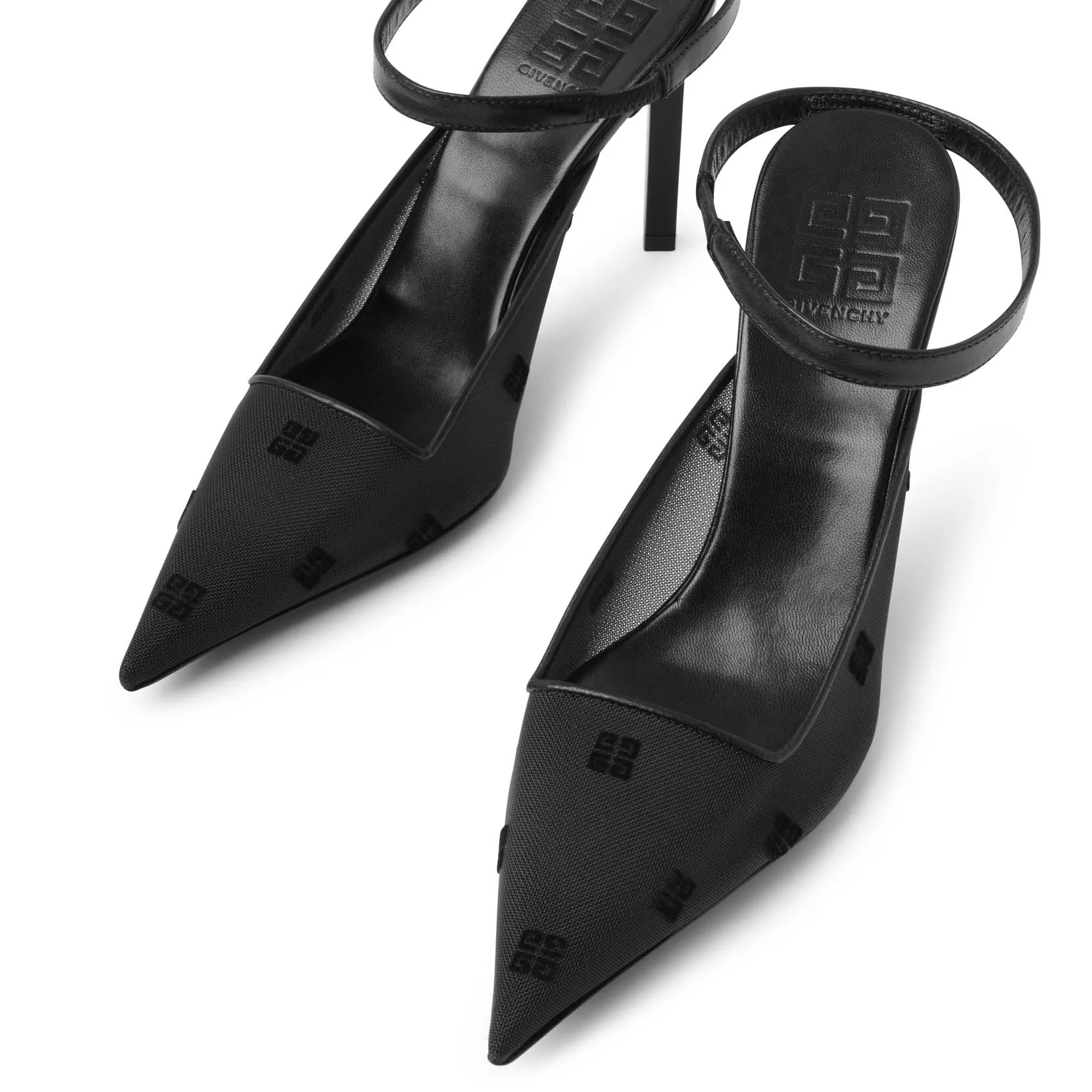 Show strap 95 mesh mules