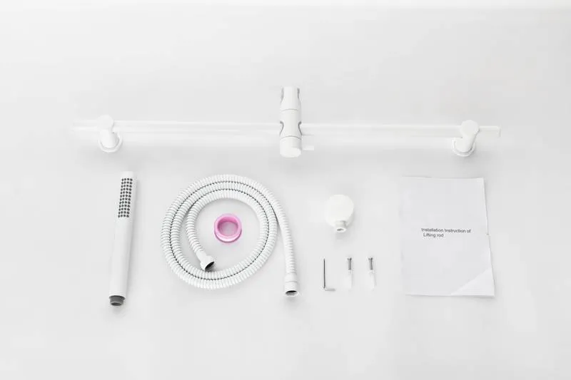 Shower Safe Slide Bar with Handheld Shower Head