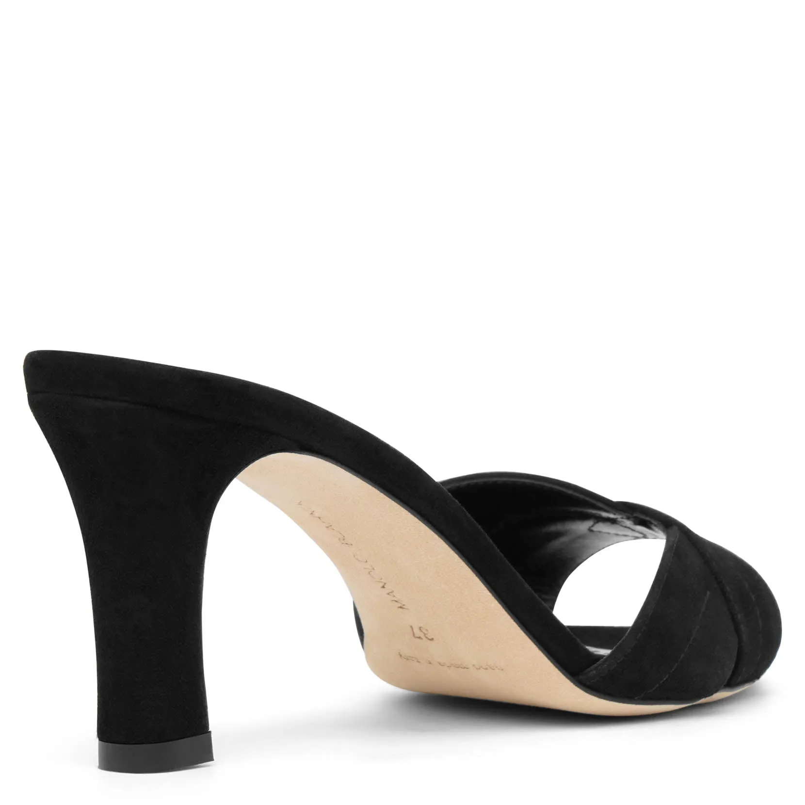 Siemu 70 black suede mules