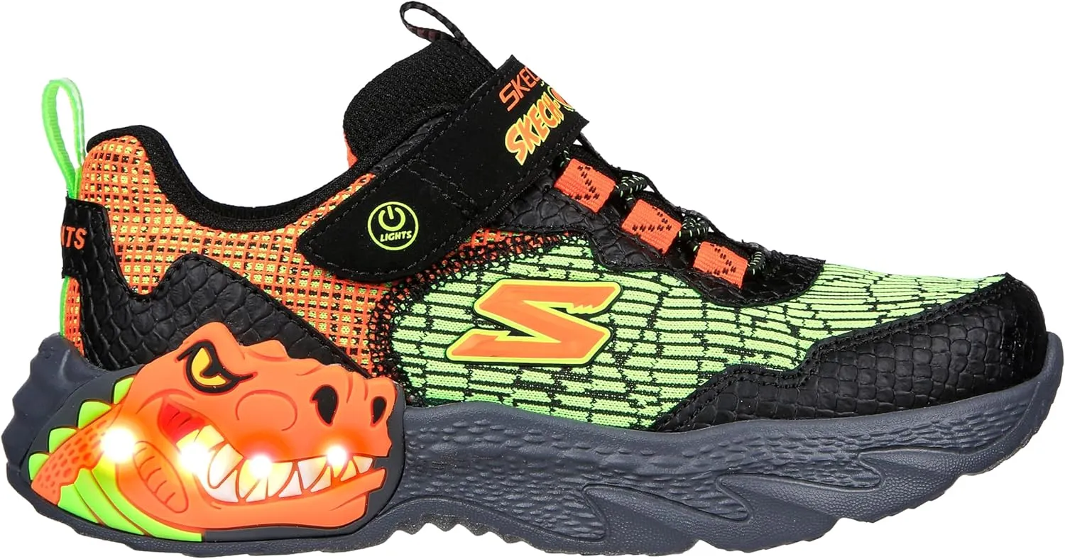 Skechers Boys' Dino lights Sneaker