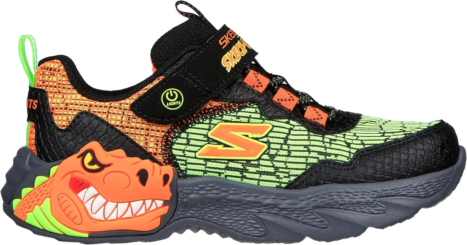 Skechers Boys' Dino lights Sneaker
