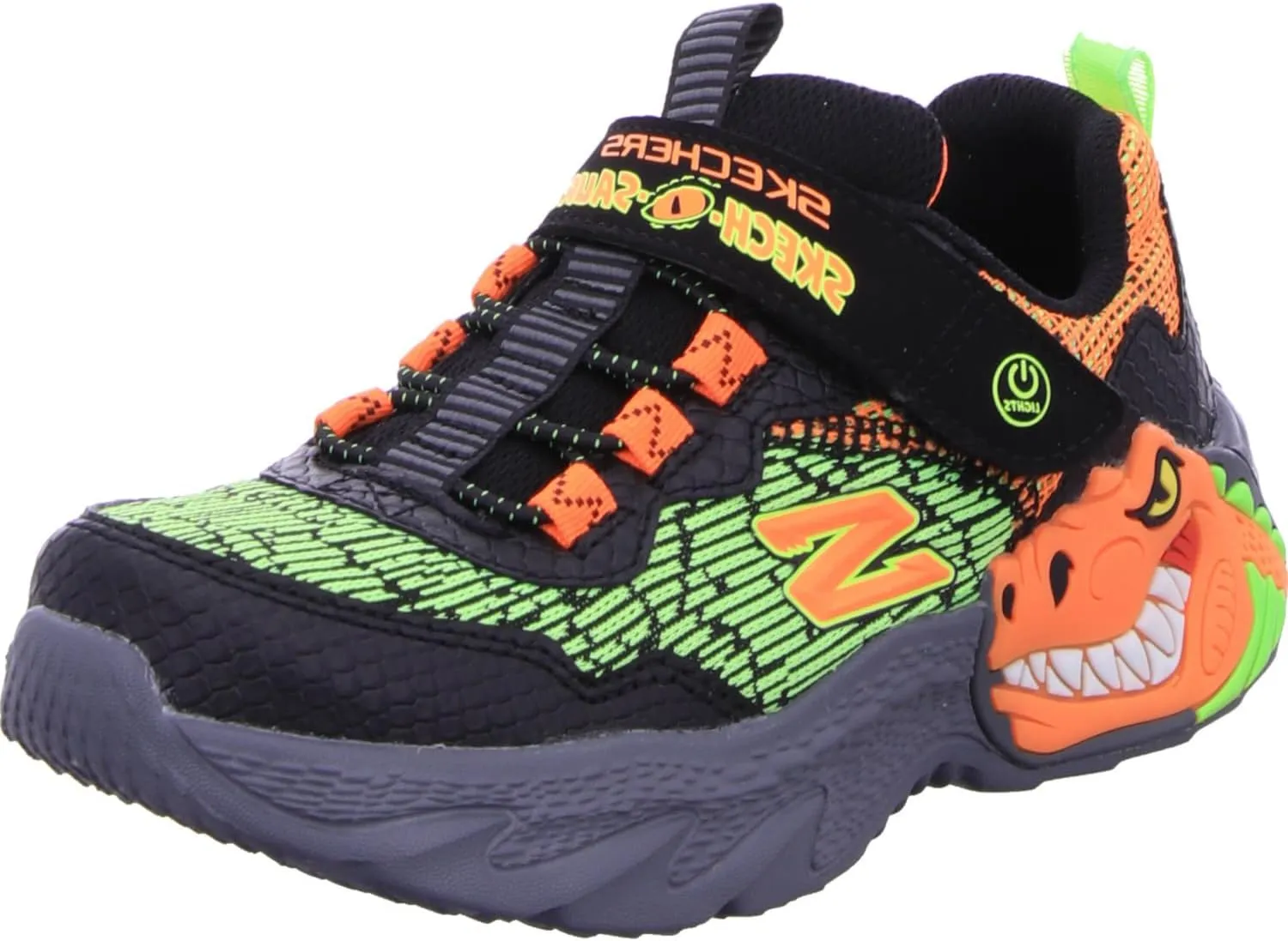 Skechers Boys' Dino lights Sneaker