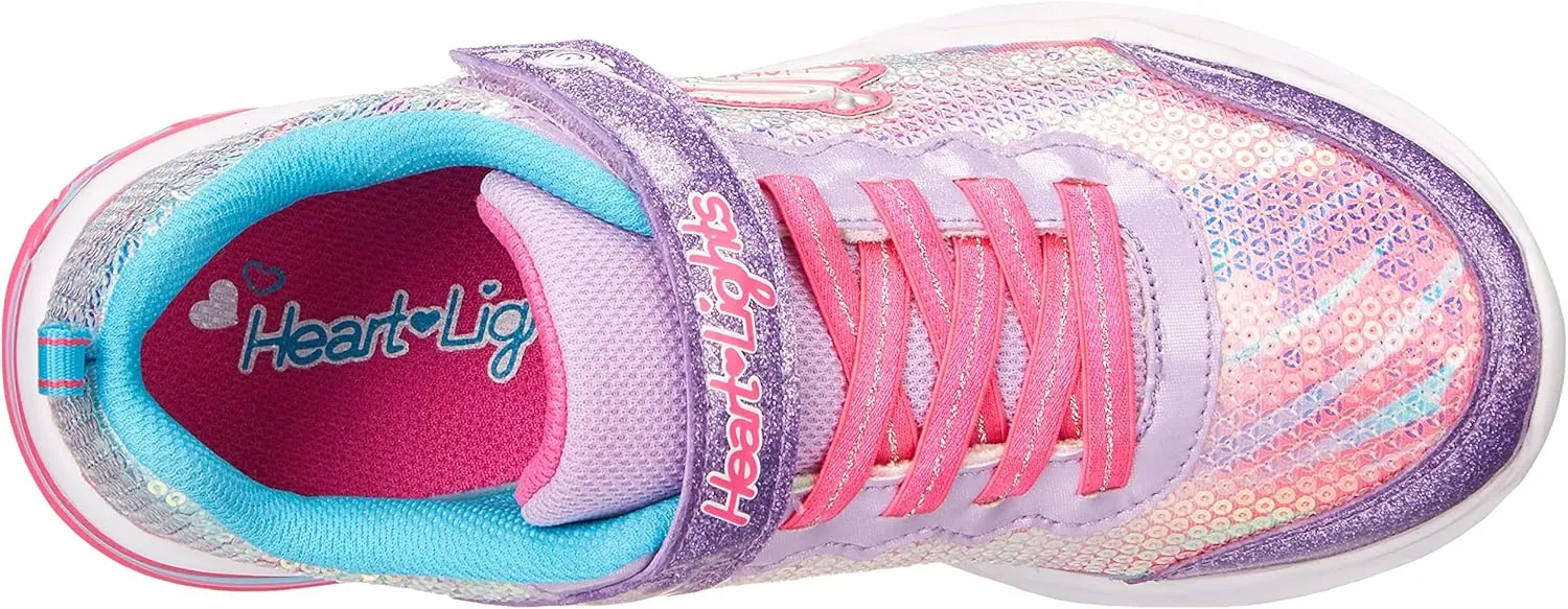 Skechers Girl's Sweetheart Lights-Lets Shine Sneaker