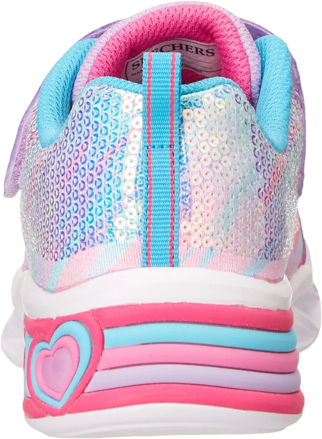 Skechers Girl's Sweetheart Lights-Lets Shine Sneaker