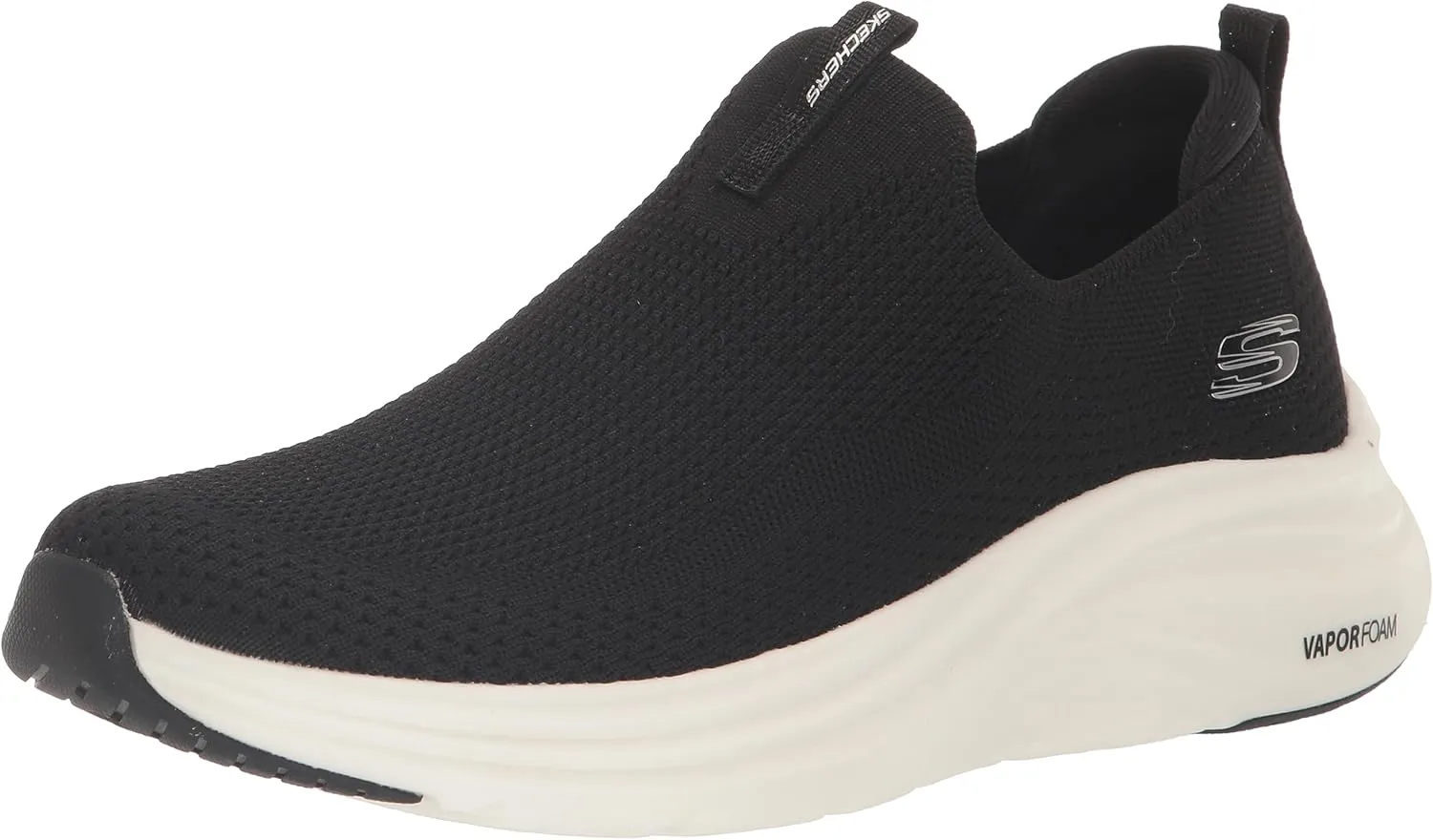 Skechers Sport Women's Women's Vapor Foam True Classic Sneaker, Black=BLK, 7.5