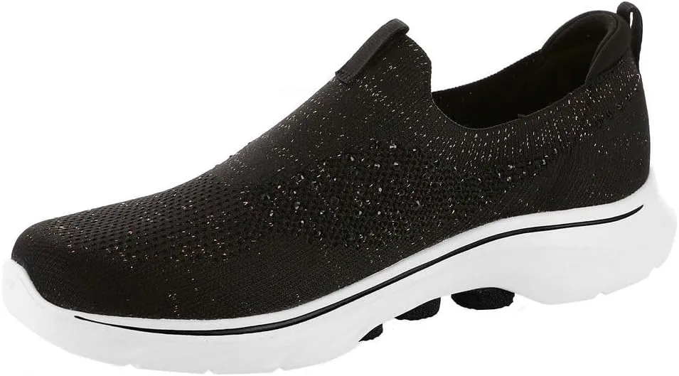Skechers Women's Go Walk 7 Bling Sneaker