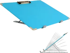 Slant Board for Writing 16 x 12 Inch Adjustable Tilted Writing Board Sloped Surface to Improve Handwriting Legibility 20°Slanted Clipboard for Writing Reading Drawing