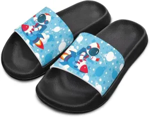Slide Sandals for Boys Quick Dry Summer Slippers Kids Lightweight Pool Sandals