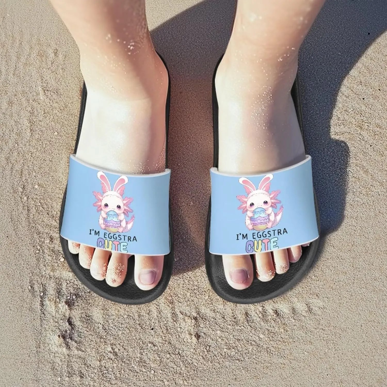 Slides for Girls Slides for Girls Toddler Slippers Shower Bathroom Non-Slip Open Toe Super Comfy Home House Slide Sandals