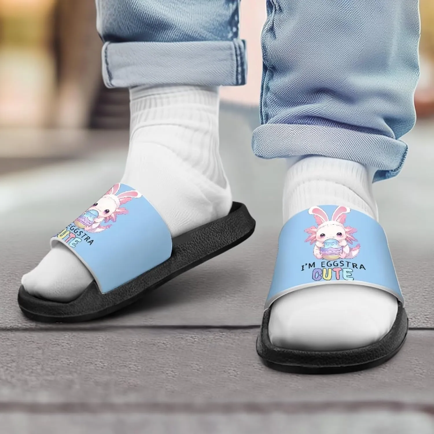 Slides for Girls Slides for Girls Toddler Slippers Shower Bathroom Non-Slip Open Toe Super Comfy Home House Slide Sandals