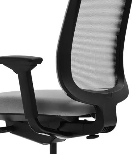 Steelcase Green Mesh Back Reply Chair with Meadow Fabric Seat