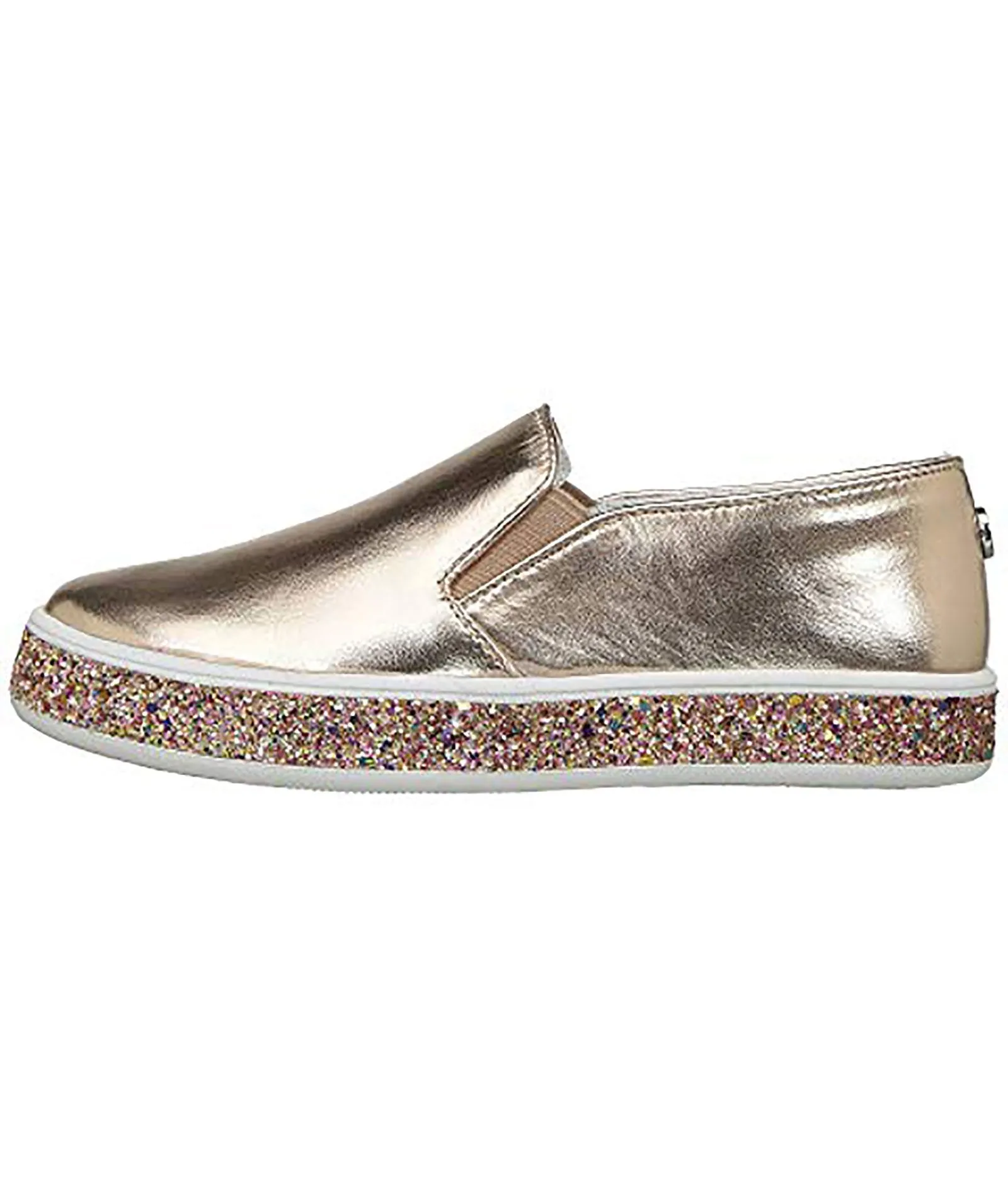 Steve Madden Girls Rose Gold Slip On Sneakers