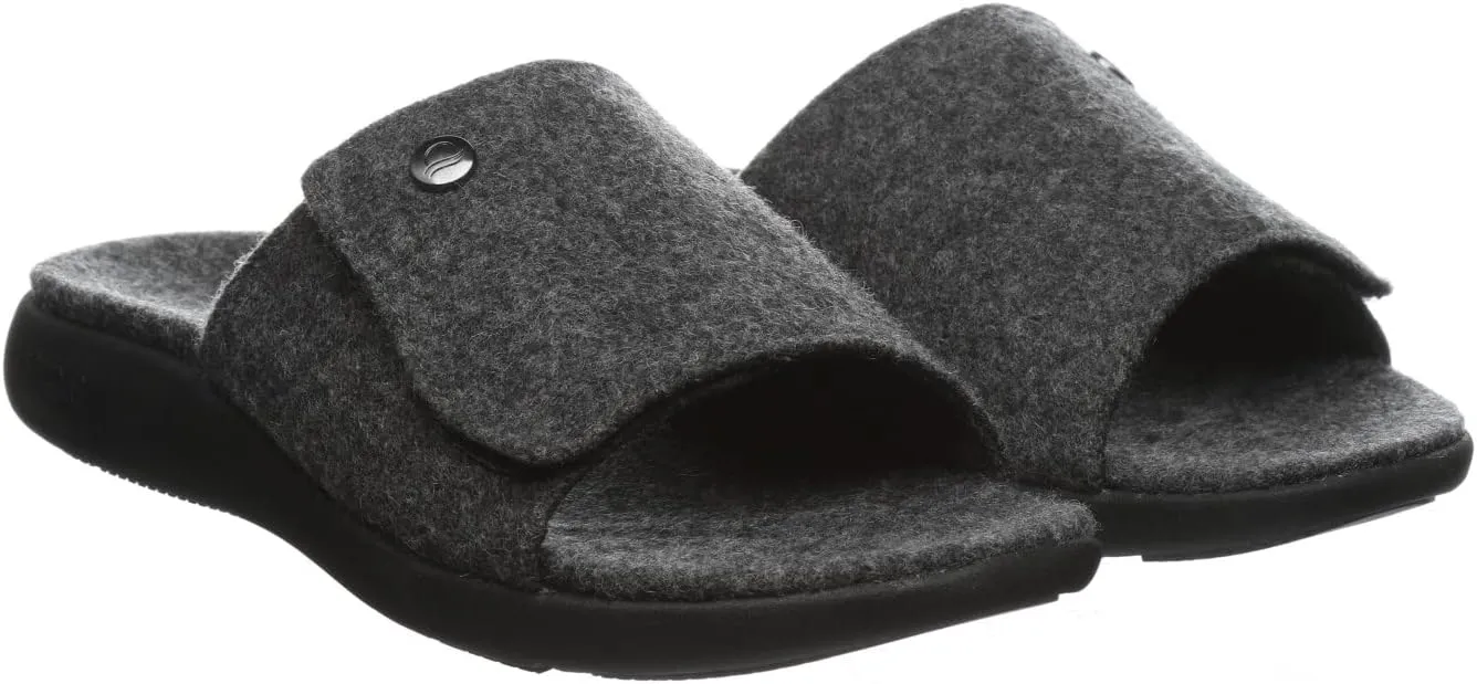 Strole Den Women's Wool Slippers with Orthotic Arch Support