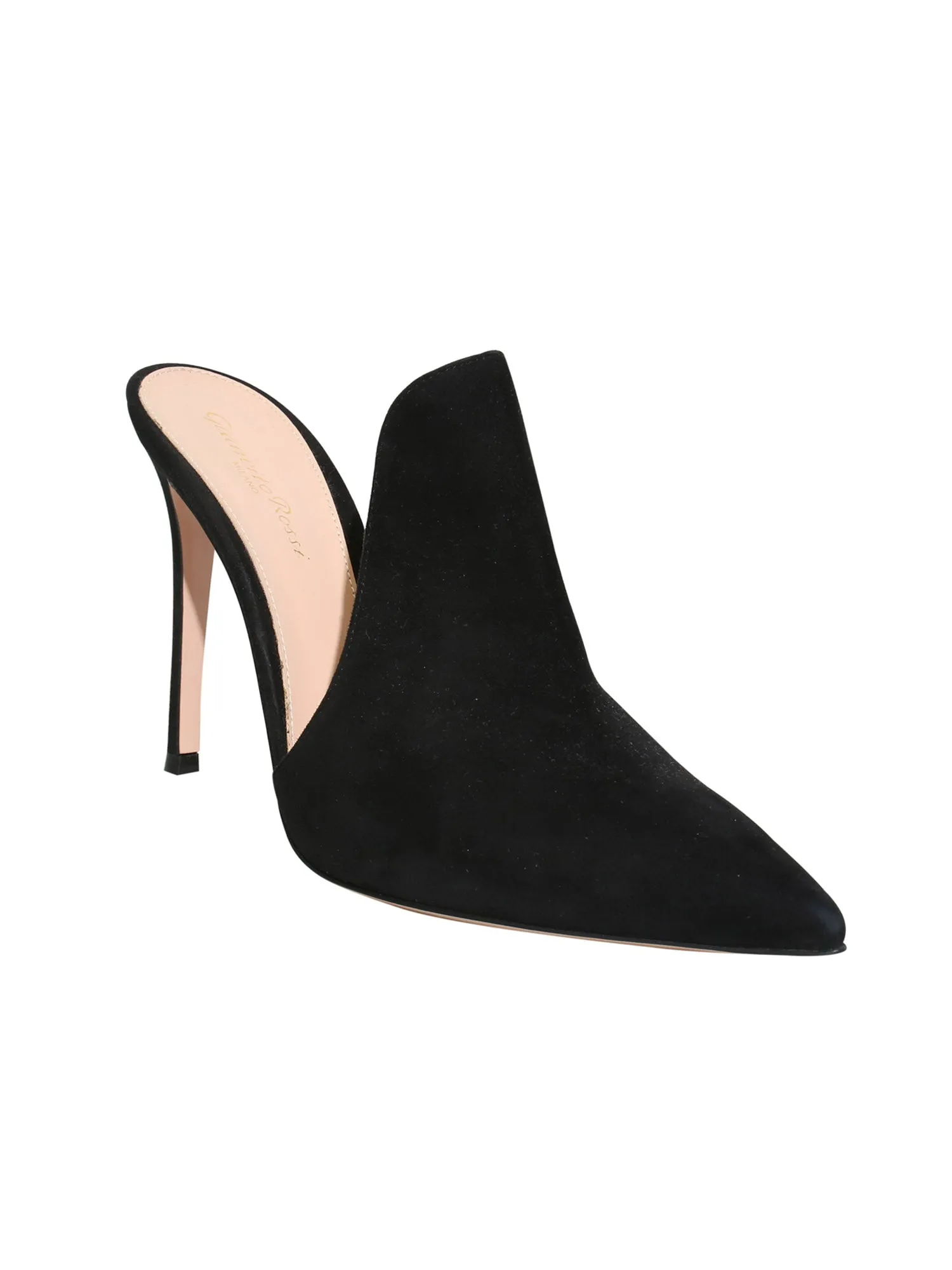 Suede Mules