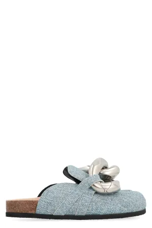 Suede mules