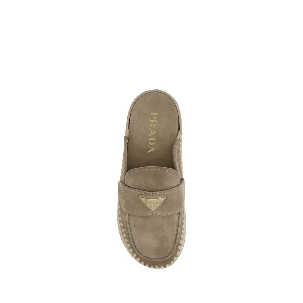 Suede Mules