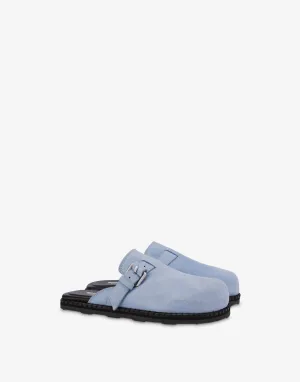 Suede Mules