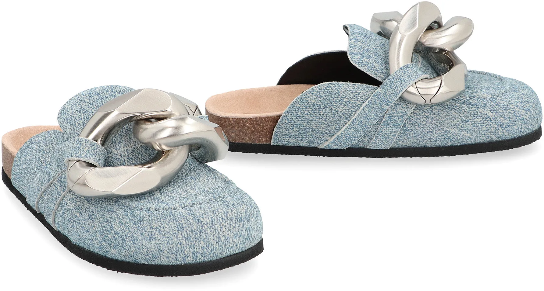 Suede mules