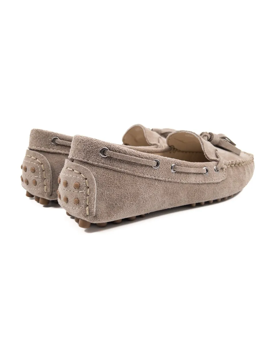 T-Mira Minsk Genuine Suede Leather Loafer Shoes for Women