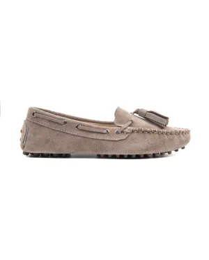 T-Mira Minsk Genuine Suede Leather Loafer Shoes for Women