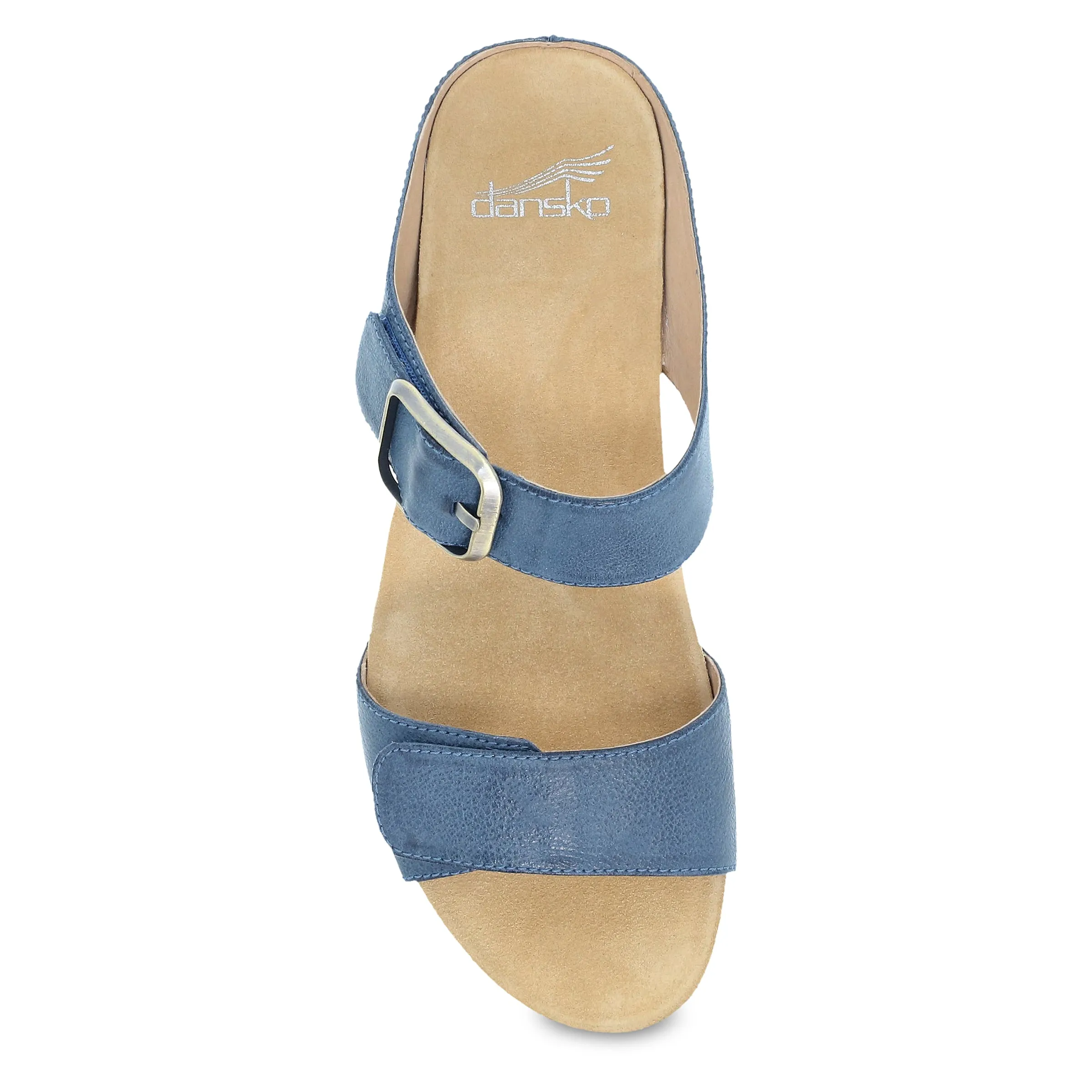 Tanya Blue Milled Burnished