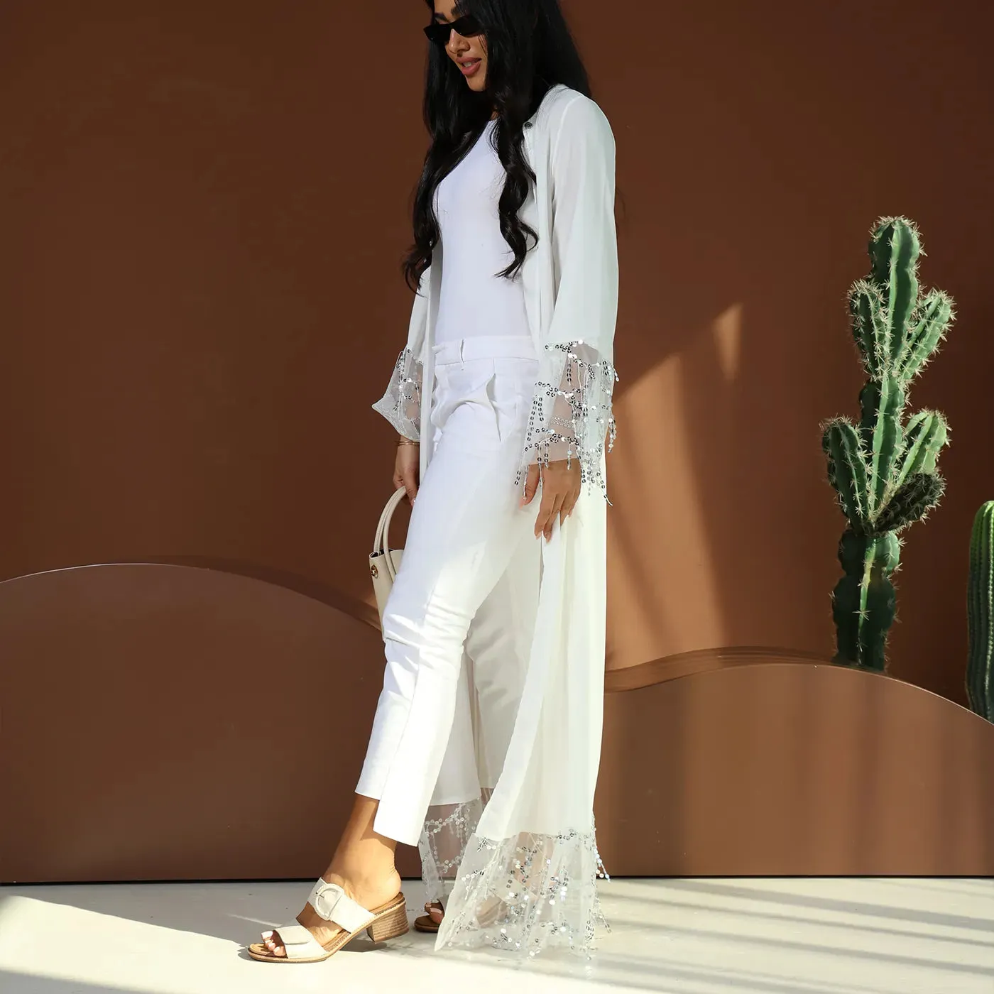 Tatiana Arch Support Heel Block Wedge Ivory