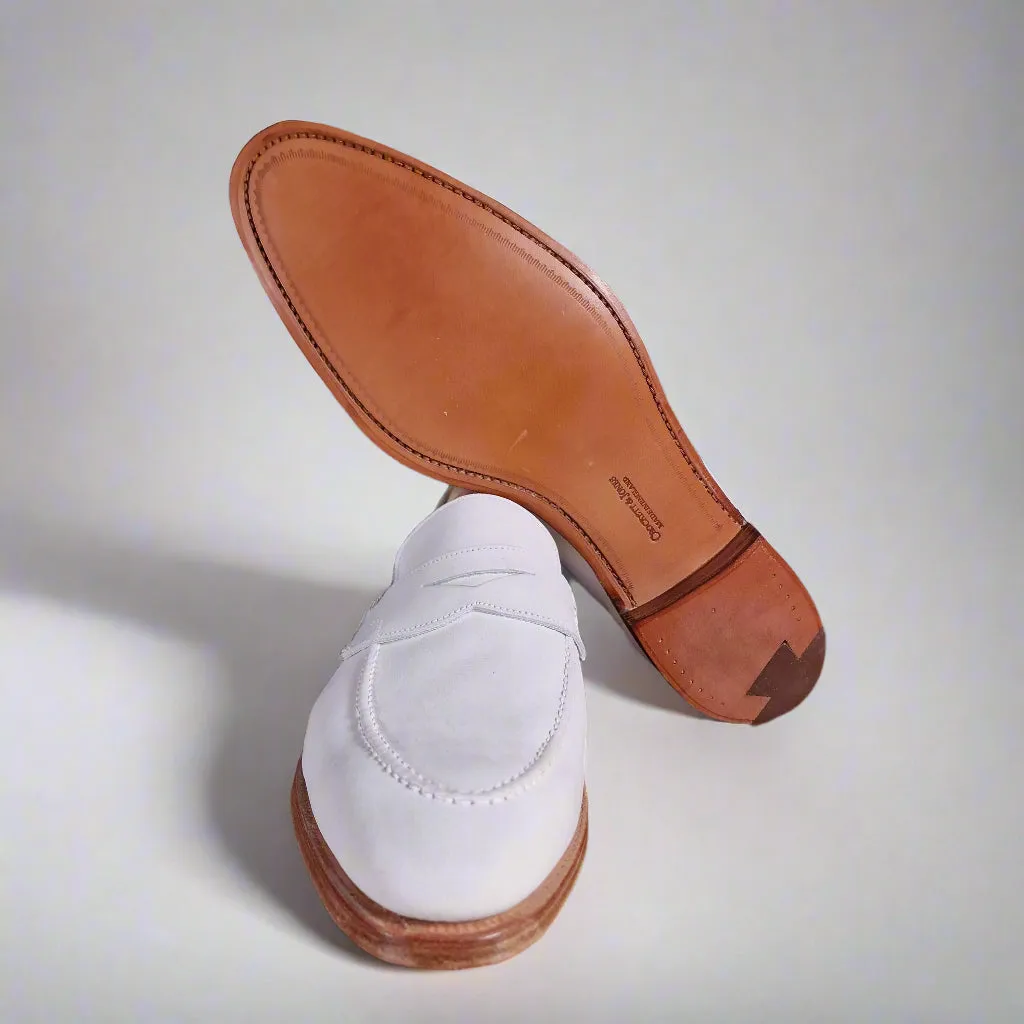 Teign White Nubuck (11E) Crockett & Jones