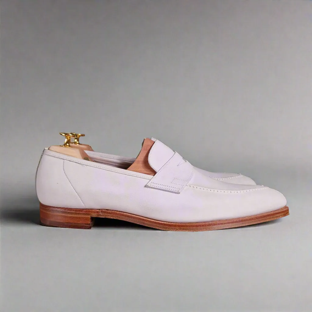 Teign White Nubuck (11E) Crockett & Jones