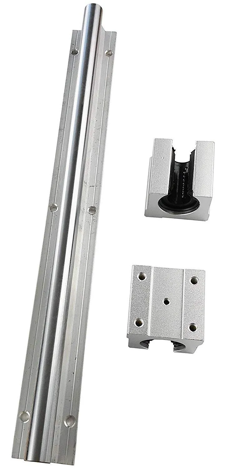 TEN-HIGH SBR35 2500mm Linear Guide Rail Linear Motion Slide Rails, for CNC Machine and 3D Printer, 1pcs Rail   2pcs SBR35UU Blocks Bearing