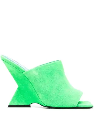 The Attico Cheope Suede Mules