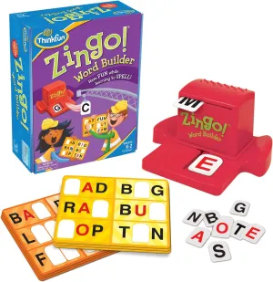 ThinkFun 7706-T Zingo Word Builder Early Reading Game - Award Winning Game for Pre-Readers and Early Readers