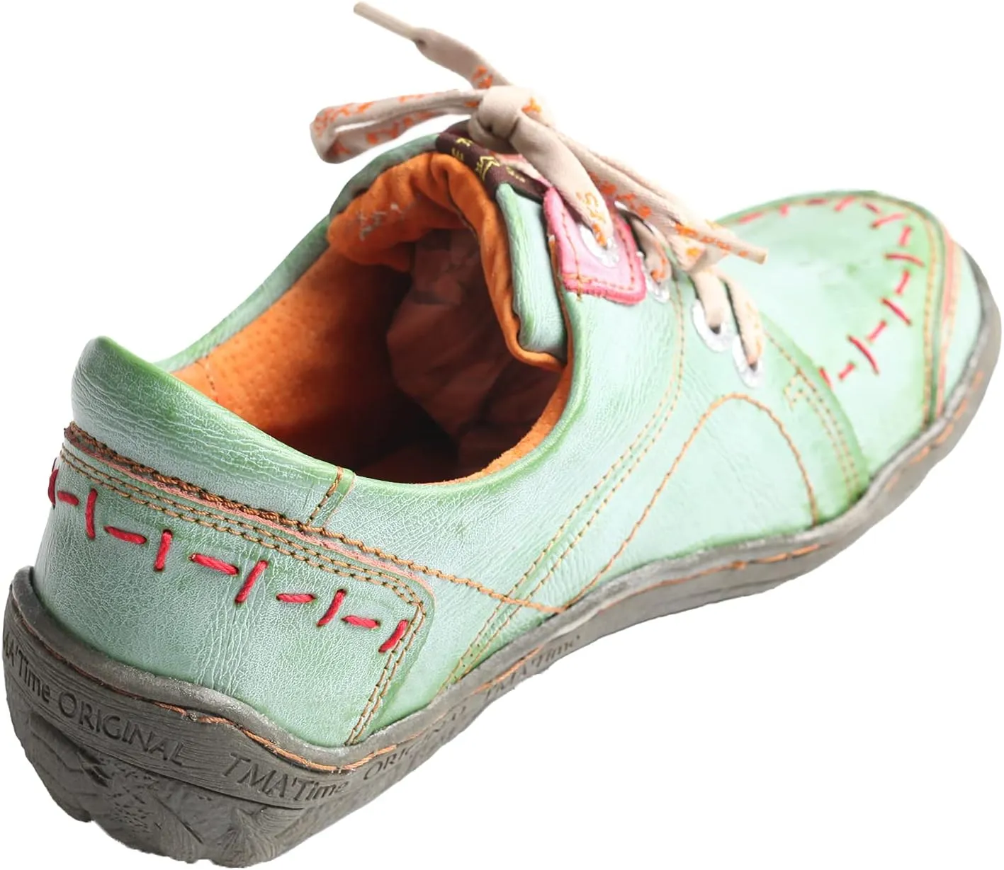 TMA EYES Hand Stitching Leather Women's Sneaker