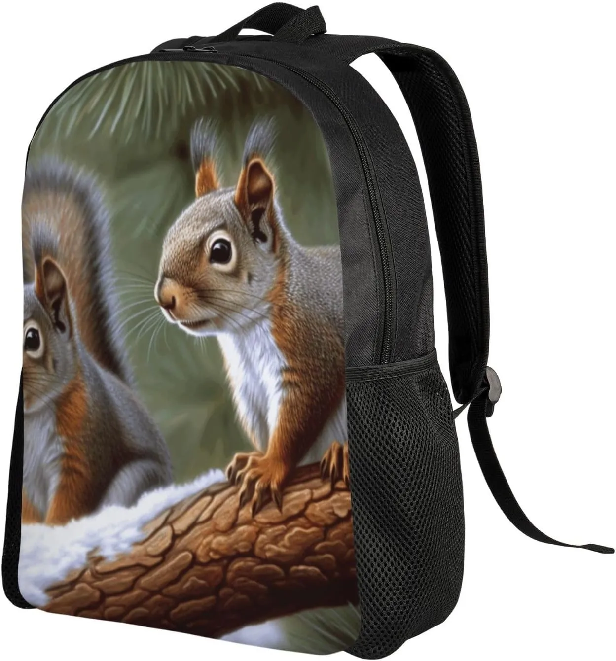 Travel Backpack for Women Men Lightweight 17 inch Laptop Bag Little Squirrel Backpack Casual Daypack