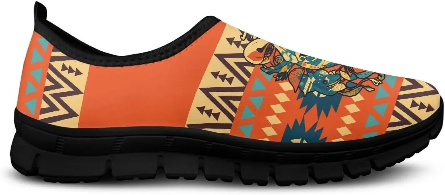 Tribal Women's Slip On Casual Loafers Lightweight Comfort Breathable Mesh Low-Cut Workout Anti-Skid Shoes for Walking Running Athletic Gym Sneakers US Size5.5-11.5