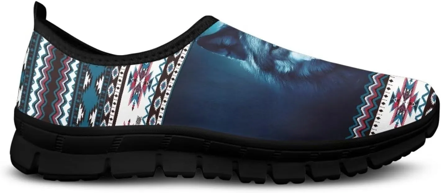 Tribal Women's Slip On Casual Loafers Lightweight Comfort Breathable Mesh Low-Cut Workout Anti-Skid Shoes for Walking Running Athletic Gym Sneakers US Size5.5-11.5