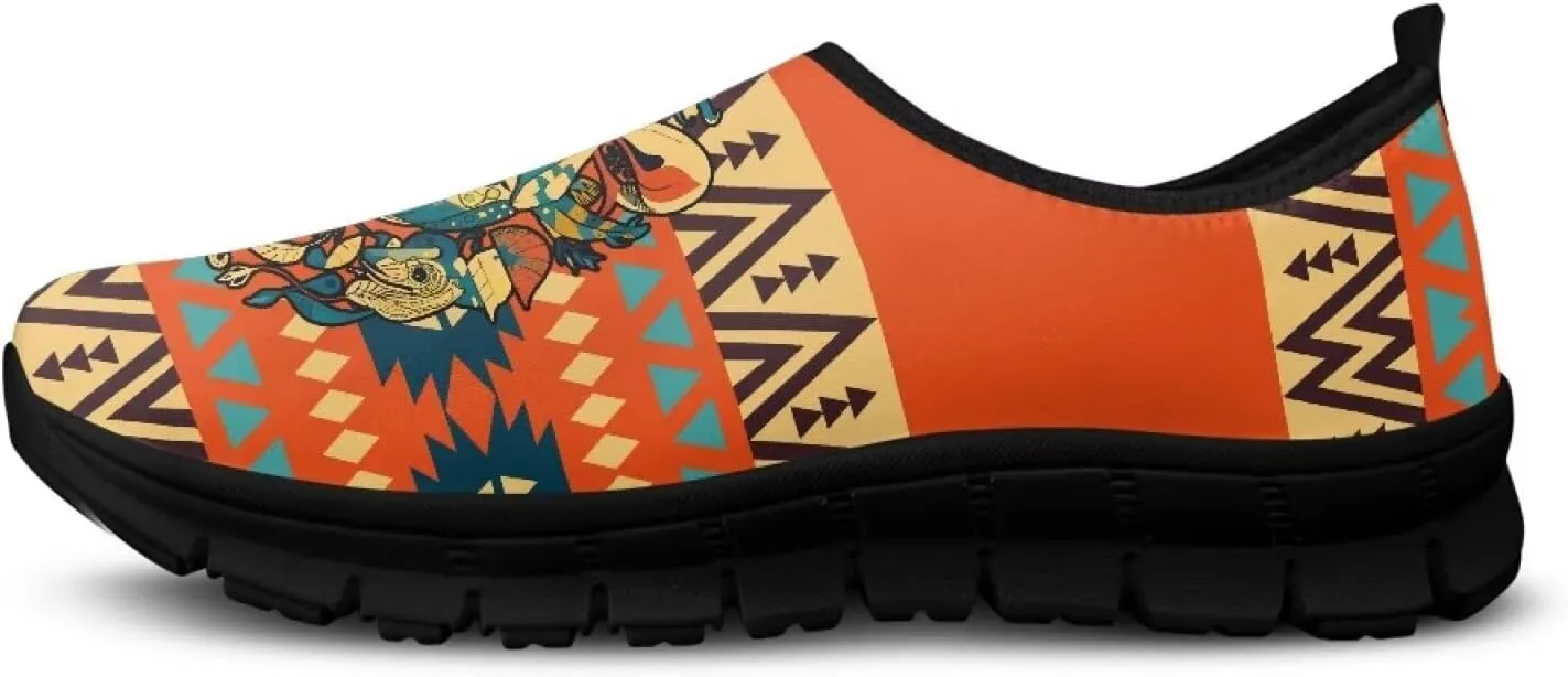 Tribal Women's Slip On Casual Loafers Lightweight Comfort Breathable Mesh Low-Cut Workout Anti-Skid Shoes for Walking Running Athletic Gym Sneakers US Size5.5-11.5