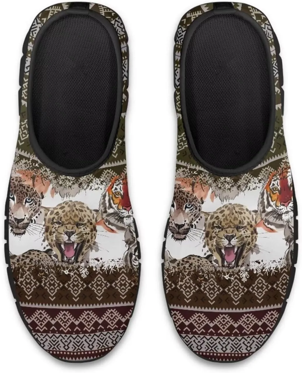 Tribal Womens Slip On Sneakers Lightweight Walking Shoes Casual Non-Slip Tennis Sneakers for Gym Work Travel US Size5.5-11.5