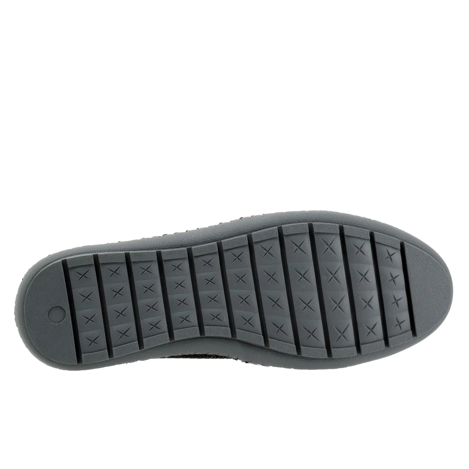 Trotters Ruby Perf T2320-036 Womens Black Narrow Nubuck Loafer Flats Shoes