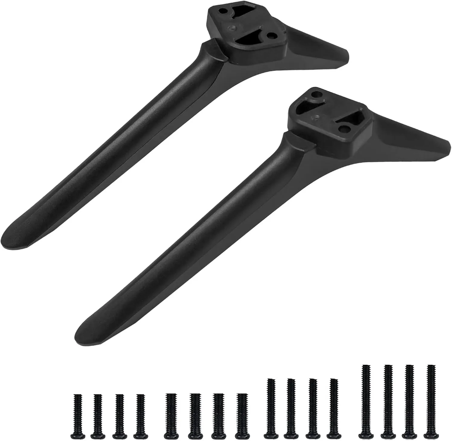 TV Base Stand for Hisense TV Legs, TV Stand Legs for Hisense Smart TV Stand 50A6G 50A6GX3 43R6E3 43R6E1 43H6530F 55R6E1 55R6G 55R6070G 55R6090G 55R6040G 55H6500F 55H6550F 65H6580F 65H6590F with Screws