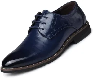 UOQAPRE Men's Oxfords Formal Dress Shoes Classic Oxford Dress Shoes Formal Business Full Leather Shoes for Men