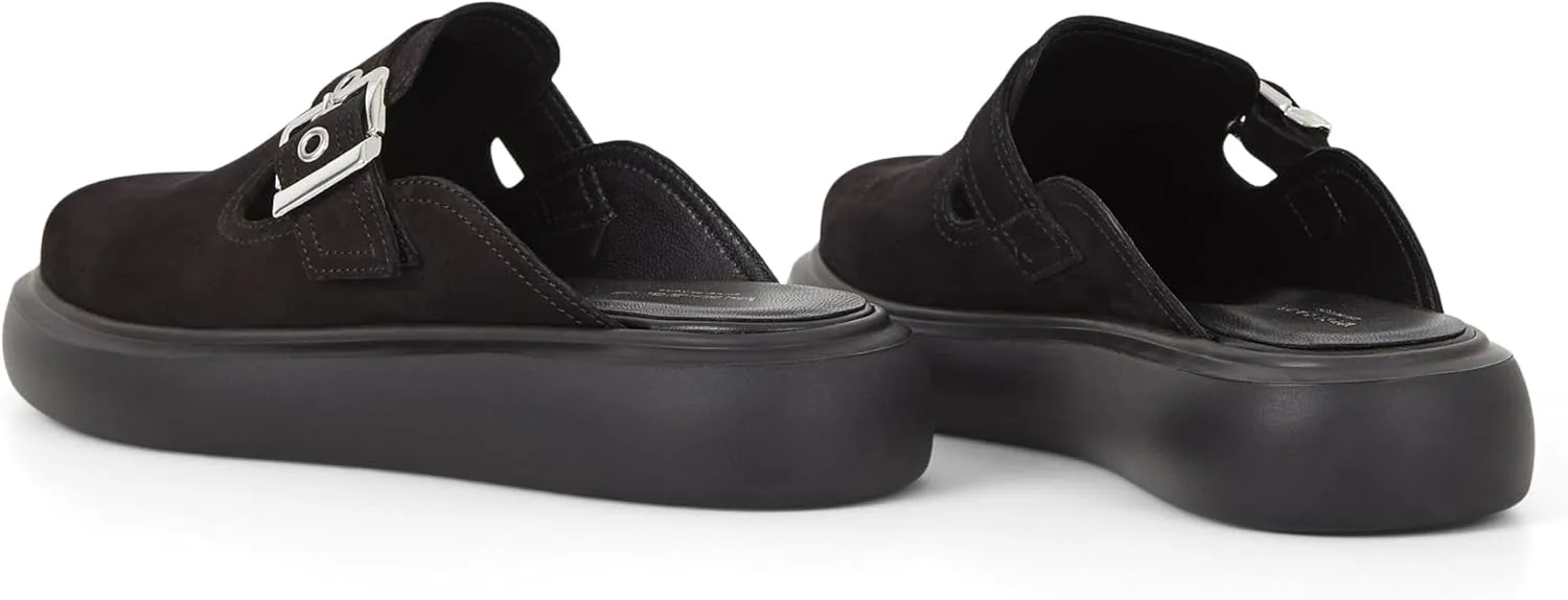 Vagabond Women's Blenda Leather Buckle Mules Uwabaki Shoe