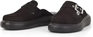 Vagabond Women's Blenda Leather Buckle Mules Uwabaki Shoe