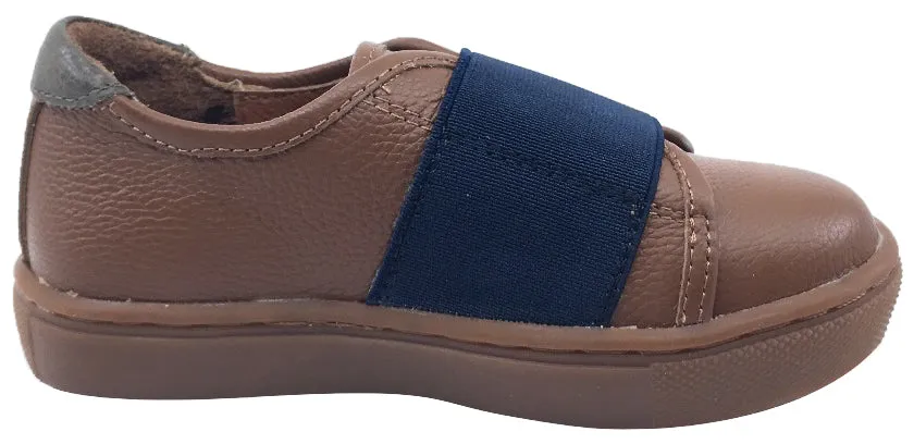 Venettini Boy's Dark Tan Zane Slip-On Sneaker