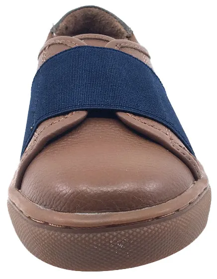 Venettini Boy's Dark Tan Zane Slip-On Sneaker