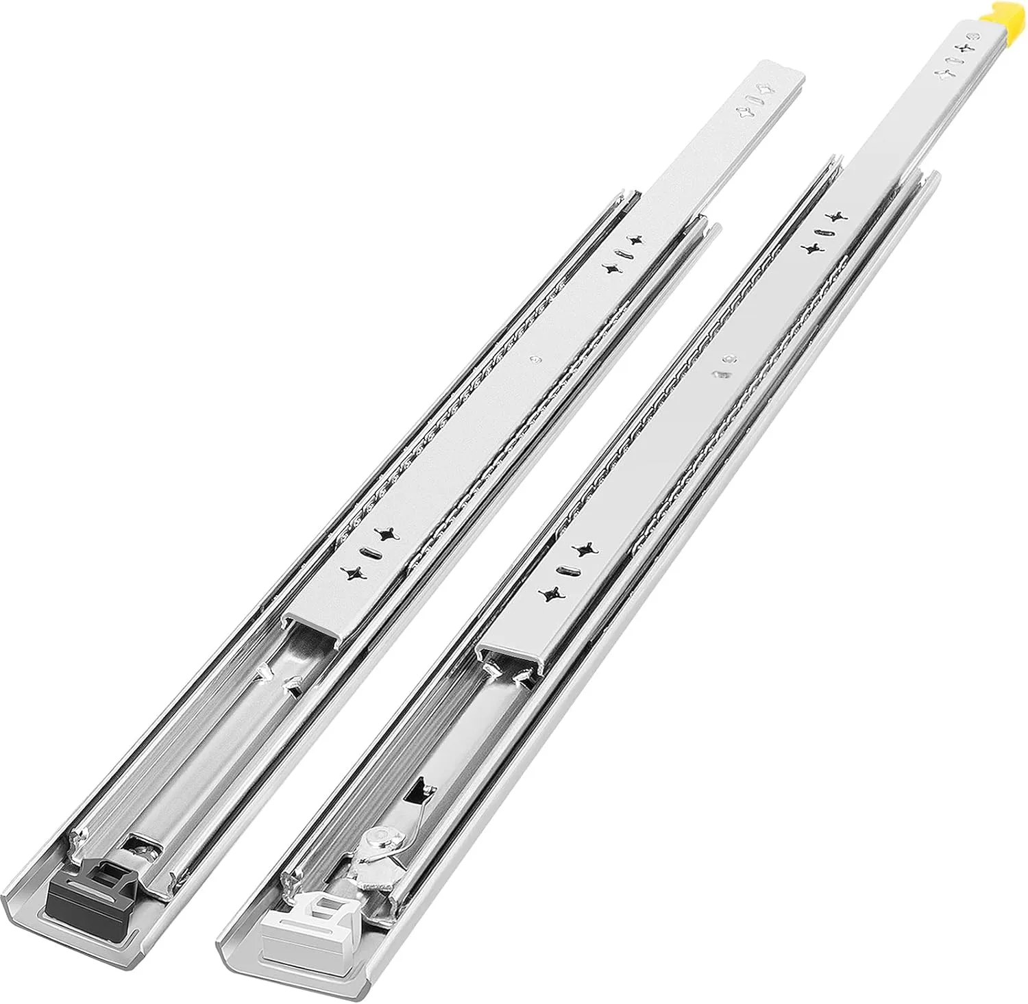 VEVOR Drawer Slides 30inch, 1 Pair Locking Drawer Slides 250lbs Load Capacity, Side Mount Ball Bearing, 3-Fold Full Extension