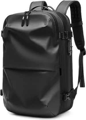 Voyagevac Backpack, 2025 Upgraded 60l Expandable Backpack with Vacuum Compression (Black 2.0)