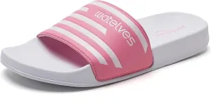 WateLves Girls & Boys Slide Sandals Kids Summer Slippers Slip On for Outdoor Beach Pool Shower (Little Kid/Big Kid)